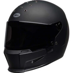 Bell Eliminator Helmet Solid -Motorcycle Helmet Store bell eliminator helmet matte black front left 28132.1547301557