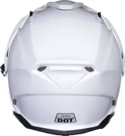 Bell Mag-9 Helmet Pearl White -Motorcycle Helmet Store bell mag 9 helmet gloss pearl white back 27047.1518071603