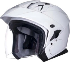 Bell Mag-9 Helmet Pearl White -Motorcycle Helmet Store bell mag 9 helmet gloss pearl white front left 53486.1518071603