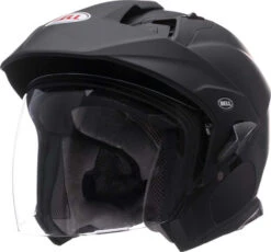 Bell Mag-9 Helmet Matte Black -Motorcycle Helmet Store bell mag 9 helmet matte black front left 23941.1518069583