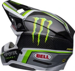 Bell Moto-10 Spherical Pro Circuit Replica 22 Helmet -Motorcycle Helmet Store bell moto 10 spherical helmet pro circuit replica 22 gloss black green back left 64226.1632390444