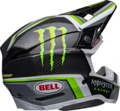 Bell Moto-10 Spherical Pro Circuit Replica 22 Helmet -Motorcycle Helmet Store bell moto 10 spherical helmet pro circuit replica 22 gloss black green back right 68197.1632390449