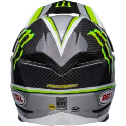 Bell Moto-10 Spherical Pro Circuit Replica 22 Helmet -Motorcycle Helmet Store bell moto 10 spherical helmet pro circuit replica 22 gloss black green back 20607.1632390457