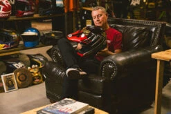 Bell Moto-10 Spherical Fasthouse DITD 24 Helmet -Motorcycle Helmet Store bell moto 10 spherical le fasthouse ditd 24 helmet gloss red gold back on rider 59385.1698963560