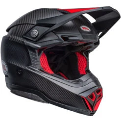Bell Moto-10 Spherical Satin Helmet -Motorcycle Helmet Store bell moto 10 spherical satin helmet gloss red black front right 91081.1697540360