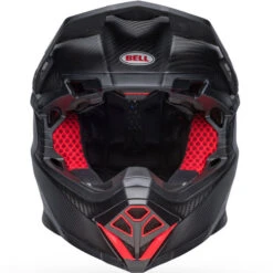 Bell Moto-10 Spherical Satin Helmet -Motorcycle Helmet Store bell moto 10 spherical satin helmet gloss red black front 66415.1697540368