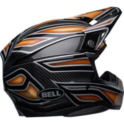 Bell Moto-10 Spherical Webb Marmont Helmet -Motorcycle Helmet Store bell moto 10 spherical webb marmont helmet black copper back right 89094.1672231028