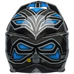 Bell Moto-10 Spherical Webb Marmont Helmet -Motorcycle Helmet Store bell moto 10 spherical webb marmont helmet gloss north carolina blue back 30979.1696764410