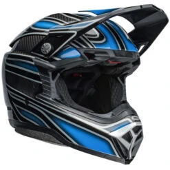 Bell Moto-10 Spherical Webb Marmont Helmet -Motorcycle Helmet Store bell moto 10 spherical webb marmont helmet gloss north carolina blue front right 78654.1696764396