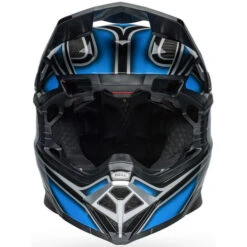 Bell Moto-10 Spherical Webb Marmont Helmet -Motorcycle Helmet Store bell moto 10 spherical webb marmont helmet gloss north carolina blue front 97763.1696764399