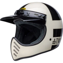 Bell Moto 3 Atwlyd Orbit Helmet -Motorcycle Helmet Store bell moto 3 atwyld orbit helmet white black front left 32821.1671097599
