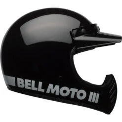 Bell Moto 3 Classic Helmet -Motorcycle Helmet Store bell moto 3 classic helmet gloss black right 42799.1671100366