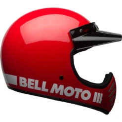 Bell Moto 3 Classic Helmet -Motorcycle Helmet Store bell moto 3 classic helmet gloss red right 02413.1671100409