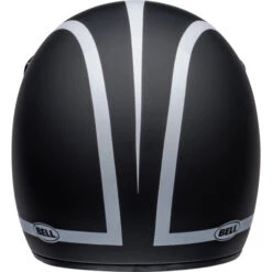 Bell Moto 3 Fasthouse Old Road Helmet -Motorcycle Helmet Store bell moto 3 helmet fasthouse the old road matte gloss black white back 81931.1675944112