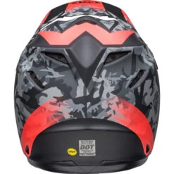 Bell Moto-9 MIPS Venom Helmet -Motorcycle Helmet Store bell moto 9 mips helmet venom matte black camo infrared back 27922.1632323406