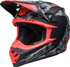 Bell Moto-9 MIPS Venom Helmet -Motorcycle Helmet Store bell moto 9 mips helmet venom matte black camo infrared front left 26575.1632323376