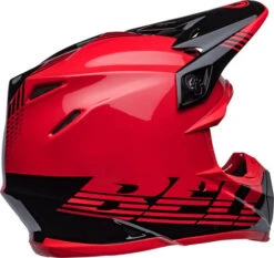 Bell Moto-9 MIPS Louver Helmet -Motorcycle Helmet Store bell moto 9 mips louver helmet gloss black red back right 59052.1633277195