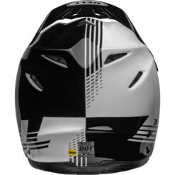 Bell Moto-9 MIPS Louver Helmet -Motorcycle Helmet Store bell moto 9 mips louver helmet gloss black white back 15782.1633277195