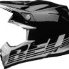 Bell Moto-9 MIPS Louver Helmet -Motorcycle Helmet Store bell moto 9 mips louver helmet gloss black white left 46290.1633277195
