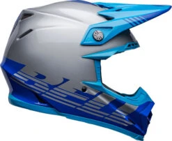 Bell Moto-9 MIPS Louver Helmet -Motorcycle Helmet Store bell moto 9 mips louver helmet gloss gray blue right 47815.1633277195