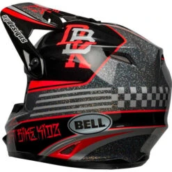 Bell Moto-9 Youth MIPS Twitch Replica 22 Helmet -Motorcycle Helmet Store bell moto 9 youth mips twitch replica 22 helmet gloss black gray back left 11335.1672223294