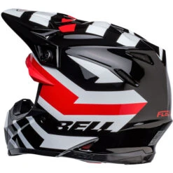 Bell Moto-9S Flex Banshee Helmet -Motorcycle Helmet Store bell moto 9s flex banshee helmet black red back left 77594.1672407097