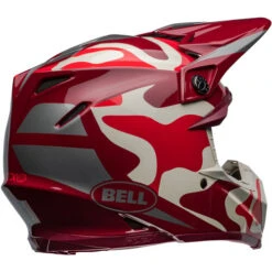 Bell Moto-9S Flex Ferrandis Mechant Helmet -Motorcycle Helmet Store bell moto 9s flex ferrandis mechant helmet gloss red silver back right 15298.1696809266