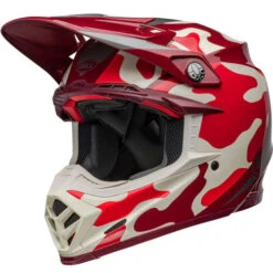 Bell Moto-9S Flex Ferrandis Mechant Helmet -Motorcycle Helmet Store bell moto 9s flex ferrandis mechant helmet gloss red silver front left 34508.1696808249