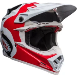 Bell Moto-9S Flex Hello Cousteau Reef Helmet -Motorcycle Helmet Store bell moto 9s flex hello cousteau reef helmet white red front right 15420.1672408446