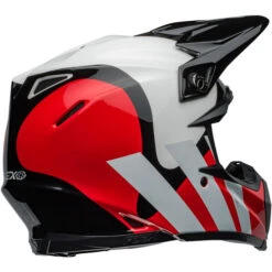 Bell Moto-9S Flex Hello Cousteau Stripes Helmet -Motorcycle Helmet Store bell moto 9s flex hello cousteau stripes helmet gloss white red back right 26253.1696807938