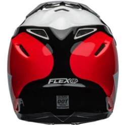Bell Moto-9S Flex Hello Cousteau Stripes Helmet -Motorcycle Helmet Store bell moto 9s flex hello cousteau stripes helmet gloss white red back 45975.1696807948