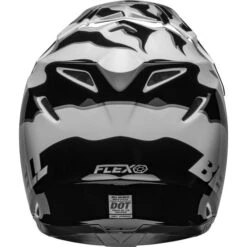 Bell Moto-9S Flex Claw Helmet -Motorcycle Helmet Store bell moto 9s flex helmet claw gloss black white back 43333.1633275404