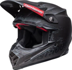 Bell Moto-9S Flex FH Mojave Helmet -Motorcycle Helmet Store bell moto 9s flex helmet fasthouse mojave matte black gray front left 43296.1632356528