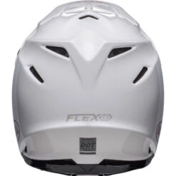 Bell Moto-9S Flex Helmet Solids -Motorcycle Helmet Store bell moto 9s flex helmet gloss white back 89831.1633275838