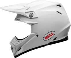 Bell Moto-9S Flex Helmet Solids -Motorcycle Helmet Store bell moto 9s flex helmet gloss white left 37400.1633275823