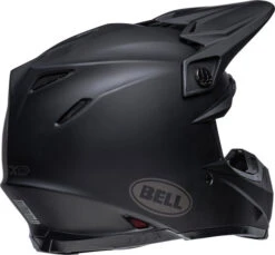 Bell Moto-9S Flex Helmet Solids -Motorcycle Helmet Store bell moto 9s flex helmet matte black back right 60084.1633275816