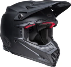 Bell Moto-9S Flex Helmet Solids -Motorcycle Helmet Store bell moto 9s flex helmet matte black front right 32577.1633275809