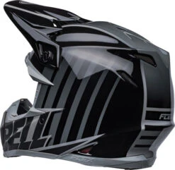 Bell Moto-9S Flex Sprint Helmet -Motorcycle Helmet Store bell moto 9s flex helmet sprint matte gloss black gray back left 81634.1632354790