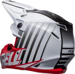 Bell Moto-9S Flex Sprint Helmet -Motorcycle Helmet Store bell moto 9s flex helmet sprint matte gloss white red back left 50607.1632354884