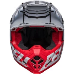 Bell Moto-9S Flex Sprint Helmet -Motorcycle Helmet Store bell moto 9s flex helmet sprint matte gloss white red front 41685.1632354879