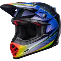 Bell Moto-9S Flex Pro Circuit Replica 23 Helmet 15 Bell Moto-9S Flex Pro Circuit Replica 23 Helmet -Motorcycle Helmet Store bell moto 9s flex pro circuit 23 helmet gloss silver metallic flake front left 07811.1672400793