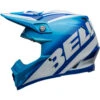 Bell Moto-9S Flex Rail Helmet -Motorcycle Helmet Store bell moto 9s flex rail helmet gloss blue white left 74700.1696896383