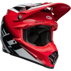 Bell Moto-9S Flex Rail Helmet -Motorcycle Helmet Store bell moto 9s flex rail helmet gloss red white front right 96825.1696897609