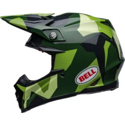 Bell Moto-9S Flex Rover Helmet -Motorcycle Helmet Store bell moto 9s flex rover helmet gloss olive camo left 25601.1696901359