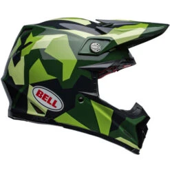 Bell Moto-9S Flex Rover Helmet -Motorcycle Helmet Store bell moto 9s flex rover helmet gloss olive camo right 43485.1696901362