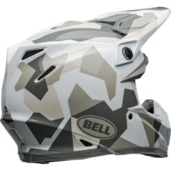 Bell Moto-9S Flex Rover Helmet -Motorcycle Helmet Store bell moto 9s flex rover helmet gloss white camo back right 84032.1696901318