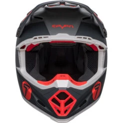 Bell Moto-9S Flex Seven Vanguard Helmet -Motorcycle Helmet Store bell moto 9s flex seven vanguard helmet matte charcoal orange front 41479.1672405098
