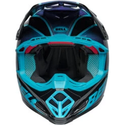 Bell Moto-9S Flex Sprite Helmet -Motorcycle Helmet Store bell moto 9s flex sprite helmet gloss black blue front 78174.1696903027