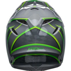 Bell Moto-9S Flex Sprite Helmet -Motorcycle Helmet Store bell moto 9s flex sprite helmet sprite gloss gray green back 26822.1672399183