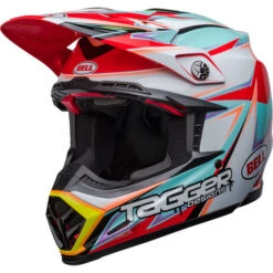 Bell Moto-9S Flex Tagger Edge Helmet 15 Bell Moto-9S Flex Tagger Edge Helmet -Motorcycle Helmet Store bell moto 9s flex tagger edge helmet gloss white aqua front left 64121.1672403066